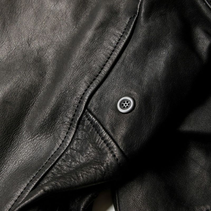 CRUFTER｜CR-MJ7 ダブル ライダース｜レザー｜ブラック