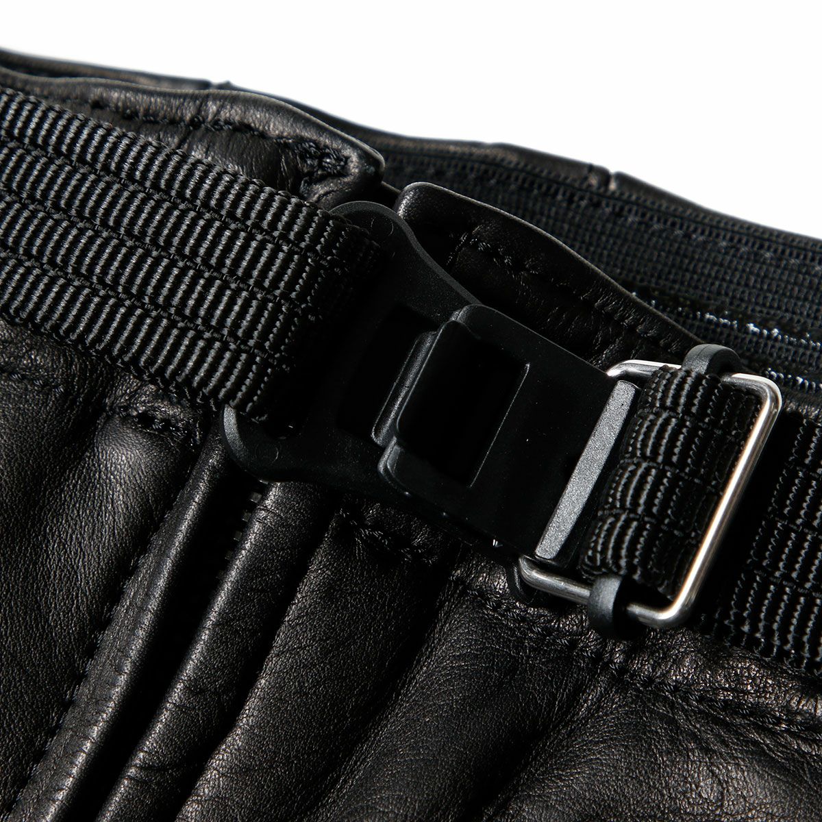 CRUFTER｜CR-MJ8 コンフォート ライディング パンツ｜レザー｜ブラック