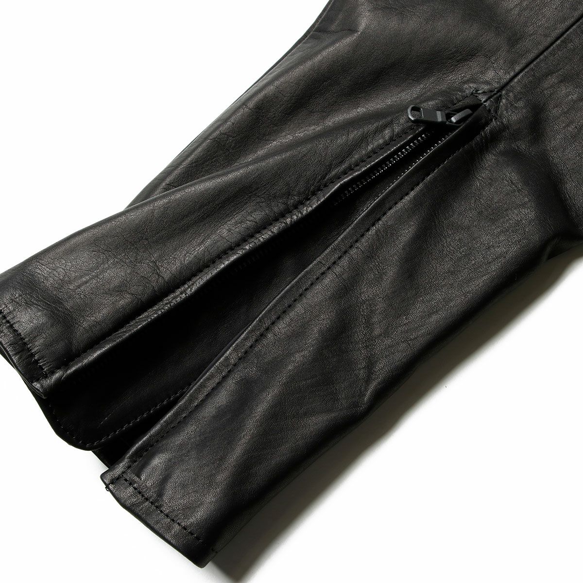 CRUFTER｜CR-MJ8 コンフォート ライディング パンツ｜レザー｜ブラック