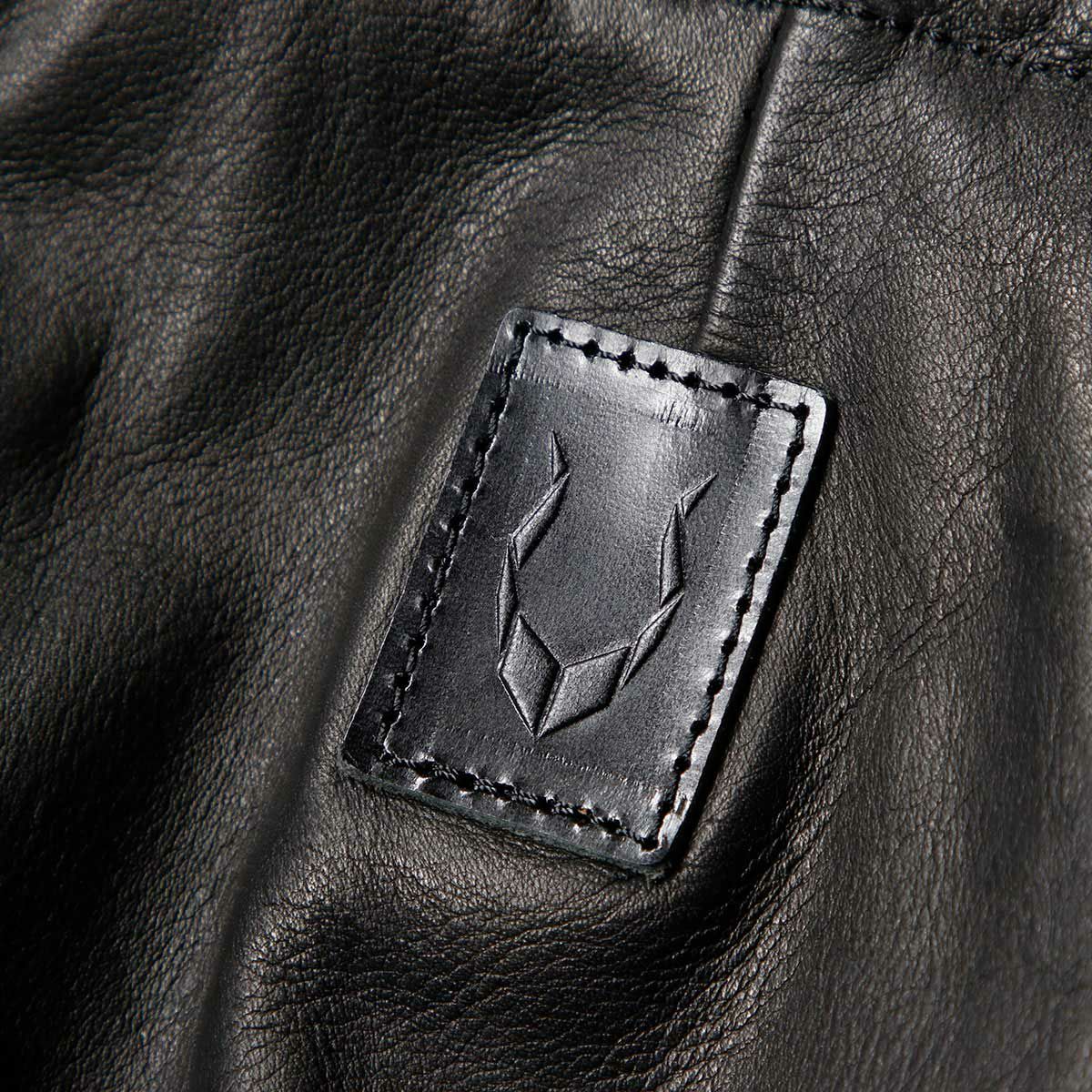 CRUFTER｜CR-MJ8 コンフォート ライディング パンツ｜レザー｜ブラック