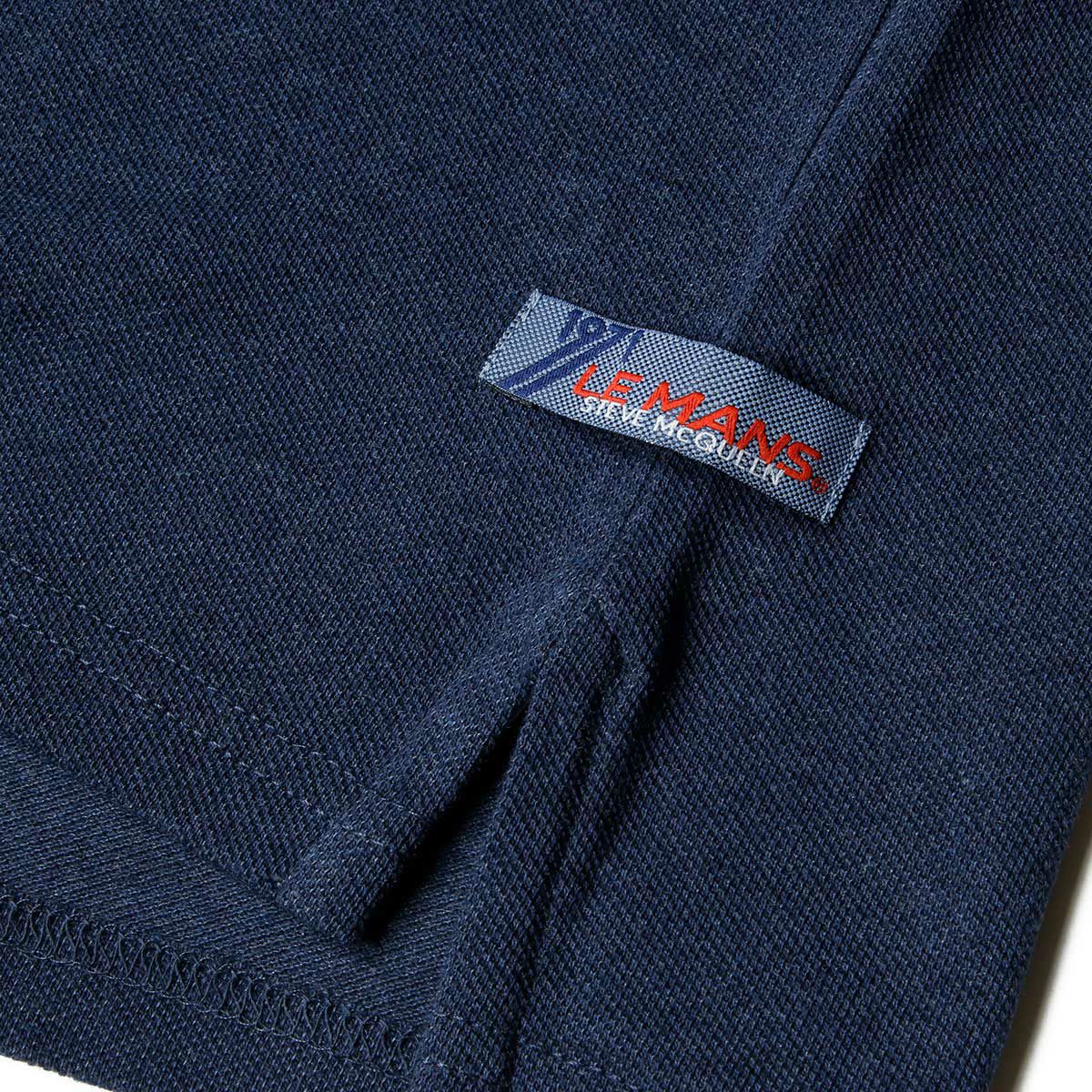 Steve McQueen｜ル・マン スティーブ・マックィーン レーシング 20 ポロ｜ポロシャツ｜ダークブルー