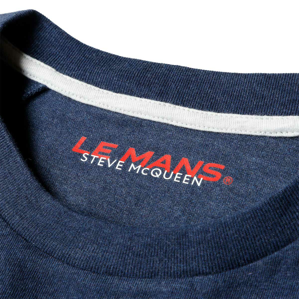 Steve McQueen｜ル・マン スティーブ・マックィーン レーシング 20 Tシャツ｜ダークブルー