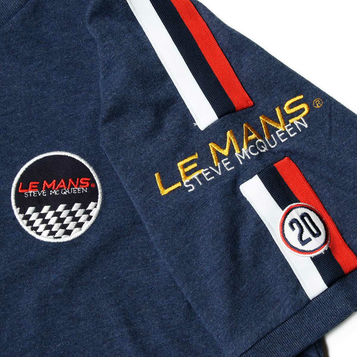 Steve McQueen｜ル・マン スティーブ・マックィーン レーシング 20 Tシャツ｜ダークブルー