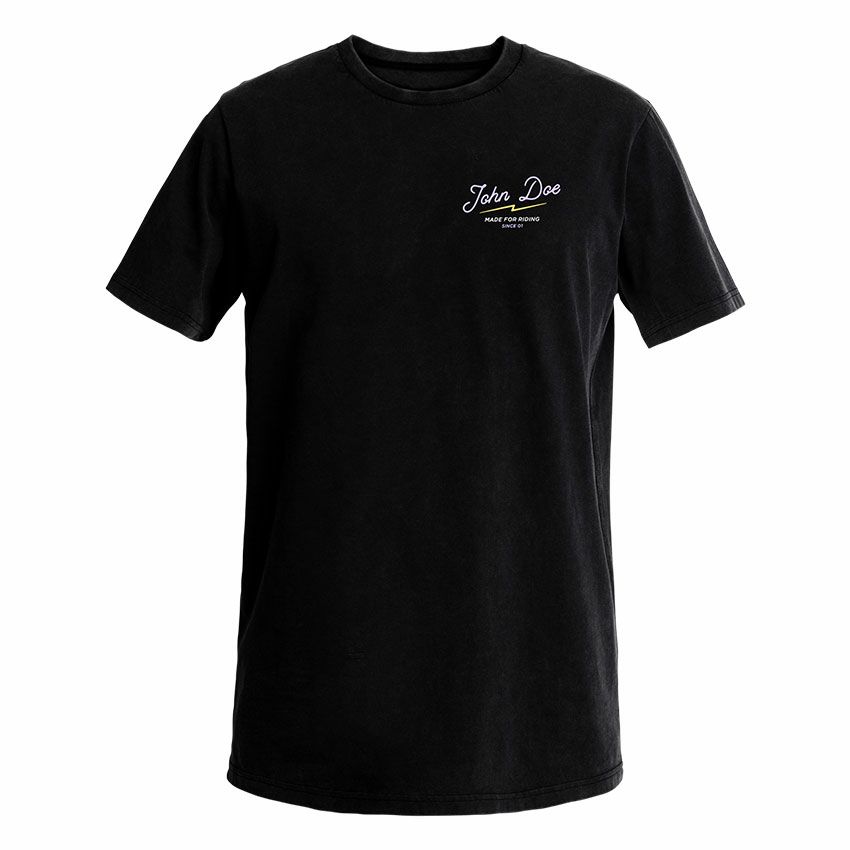 John Doe｜”ウェーブ” Tシャツ｜ブラック