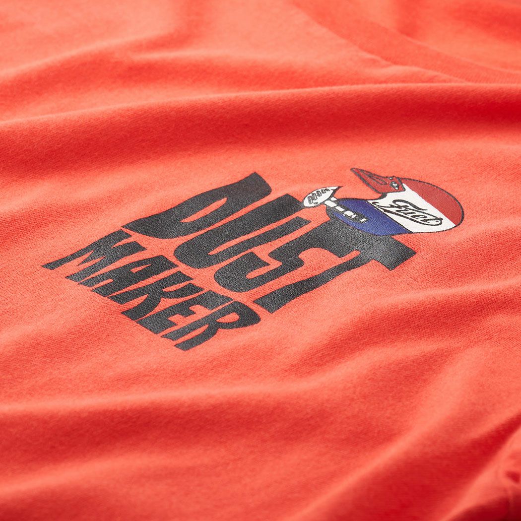Fuel Motorcycles｜ダスト メーカー Tシャツ｜レッド