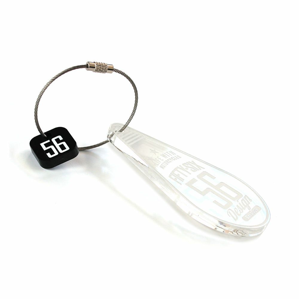 56design｜ティアドロップ キーホルダー｜ピュアゼリー