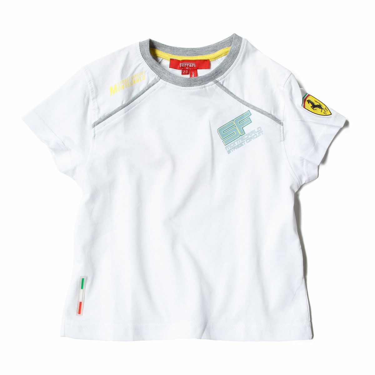 Ferrari｜フェラーリ ビーチ SF UV キッズ Tシャツ｜ホワイト