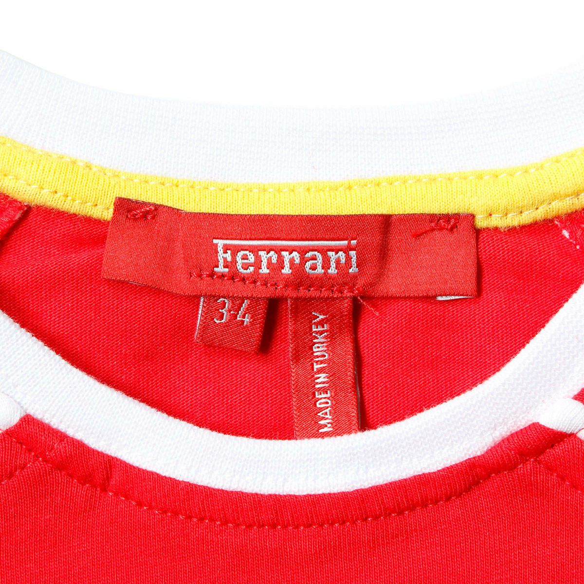 Ferrari｜フェラーリ ビーチ SF UV キッズ Tシャツ｜レッド