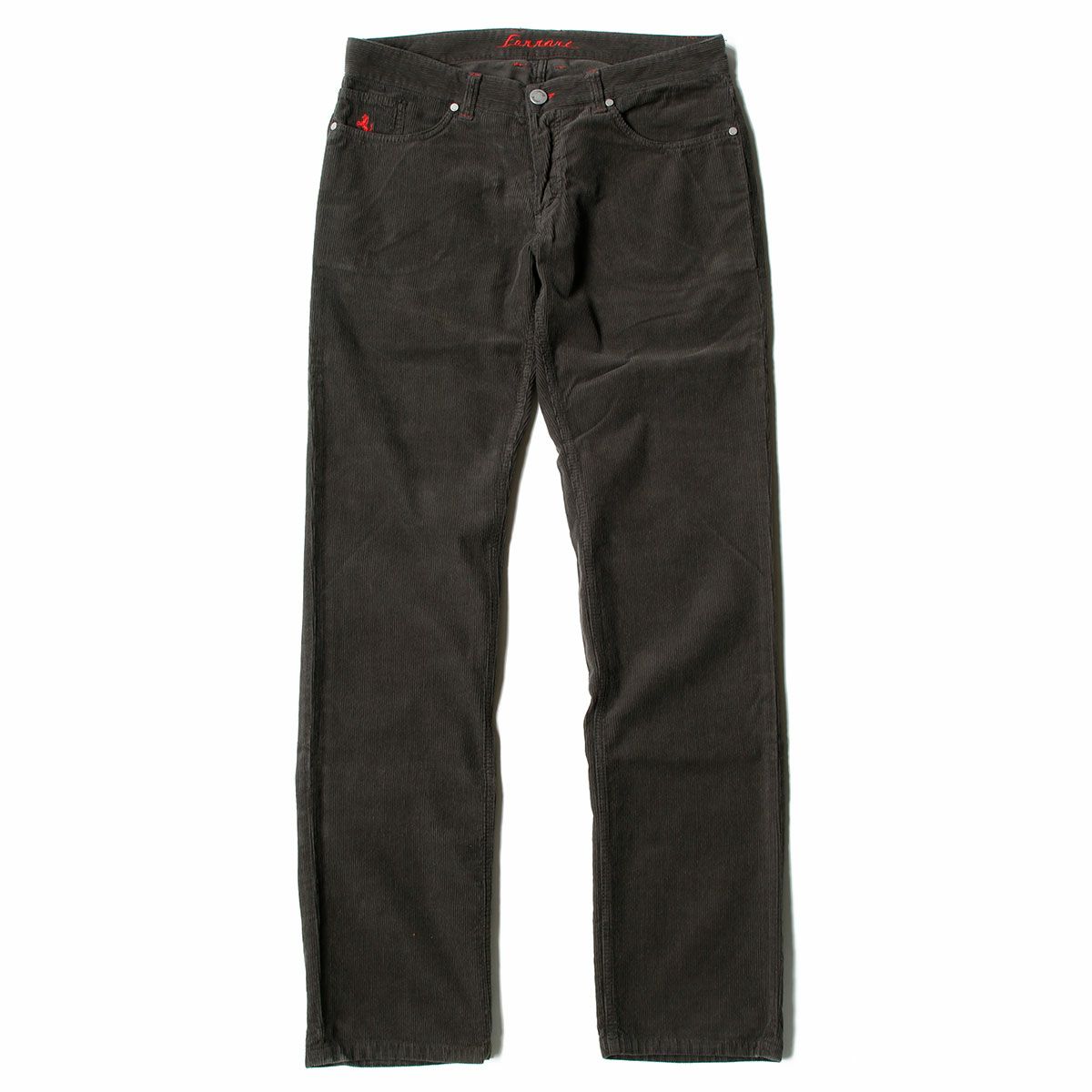 Ferrari｜フェラーリ 5ポケット コーデュロイ パンツ｜ブラウン