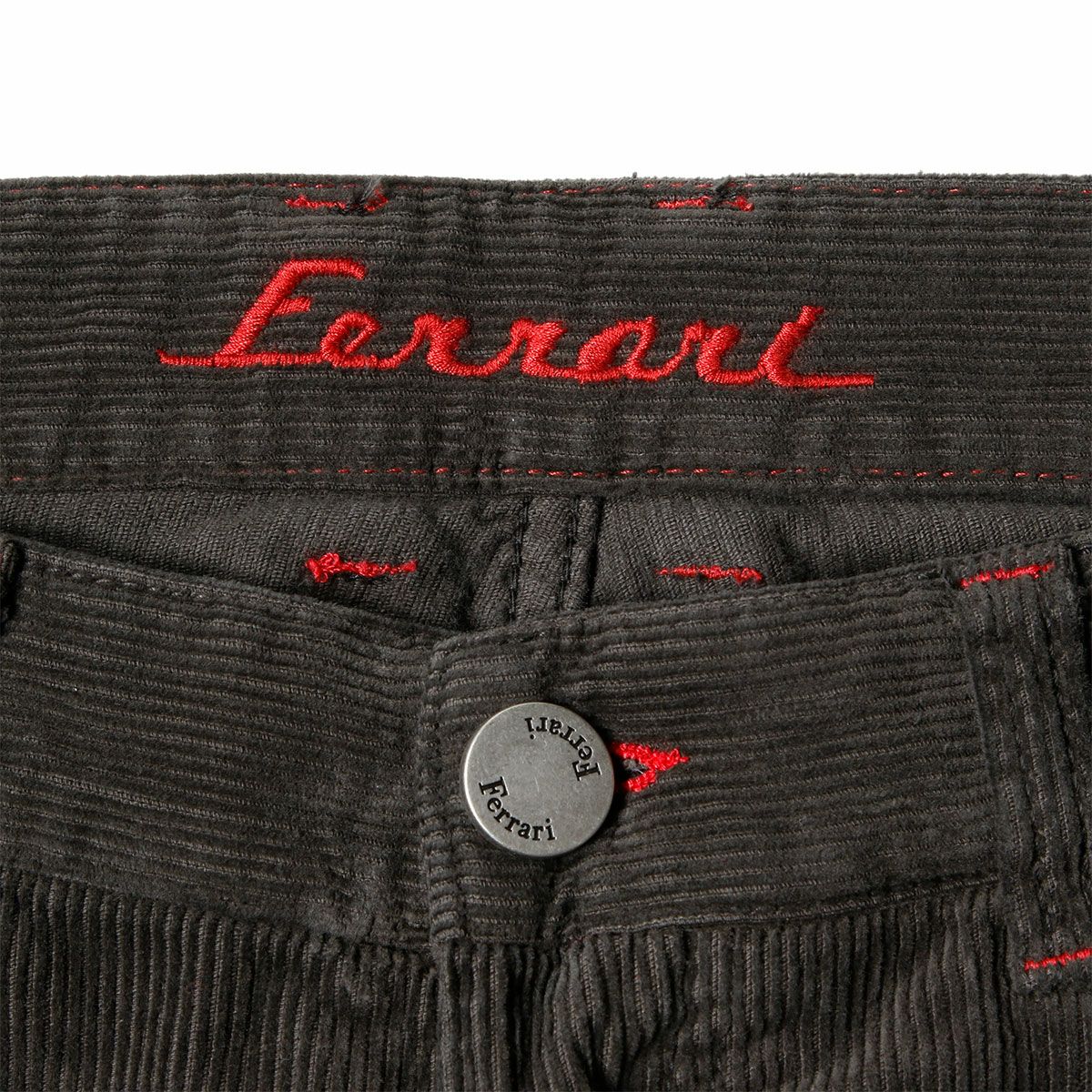 Ferrari｜フェラーリ 5ポケット コーデュロイ パンツ｜ブラウン