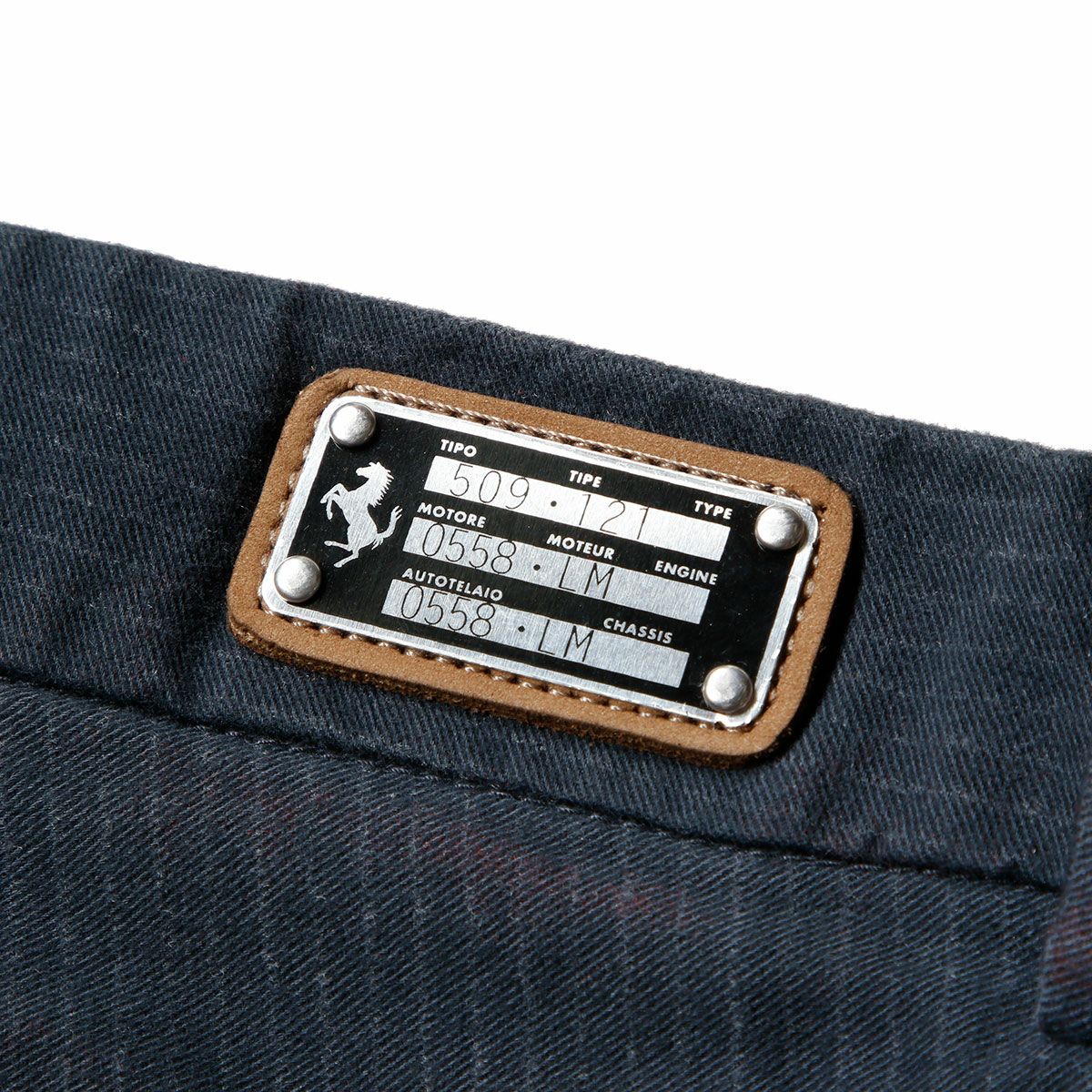 Ferrari｜フェラーリ クラシック ストレッチ トラウザー パンツ｜ネイビー