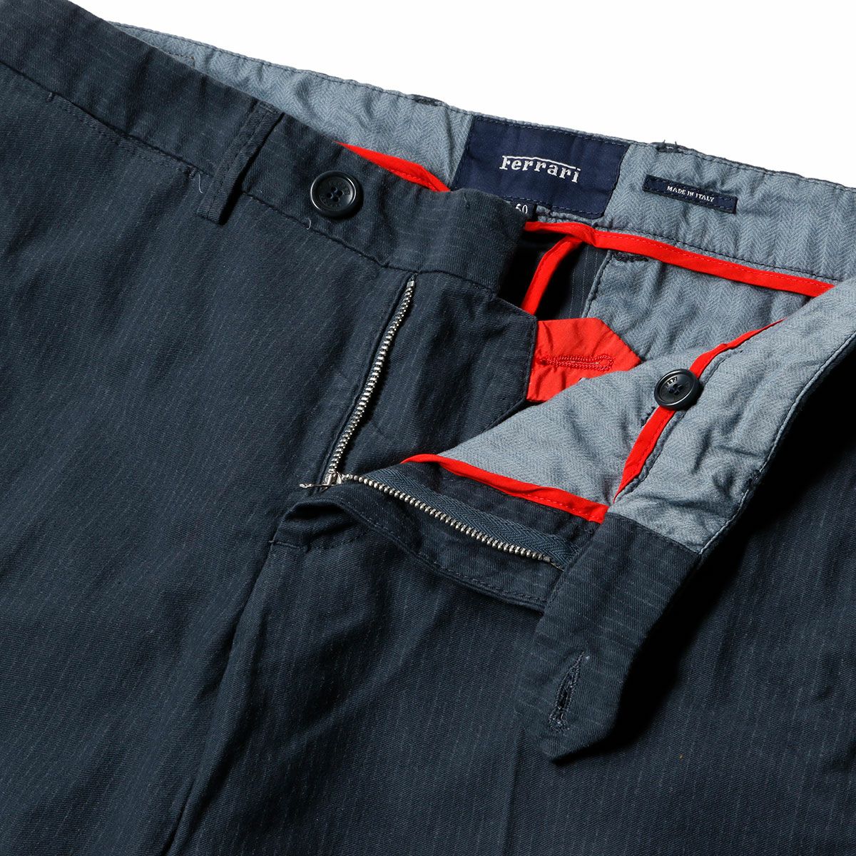 Ferrari｜フェラーリ クラシック ストレッチ トラウザー パンツ｜ネイビー