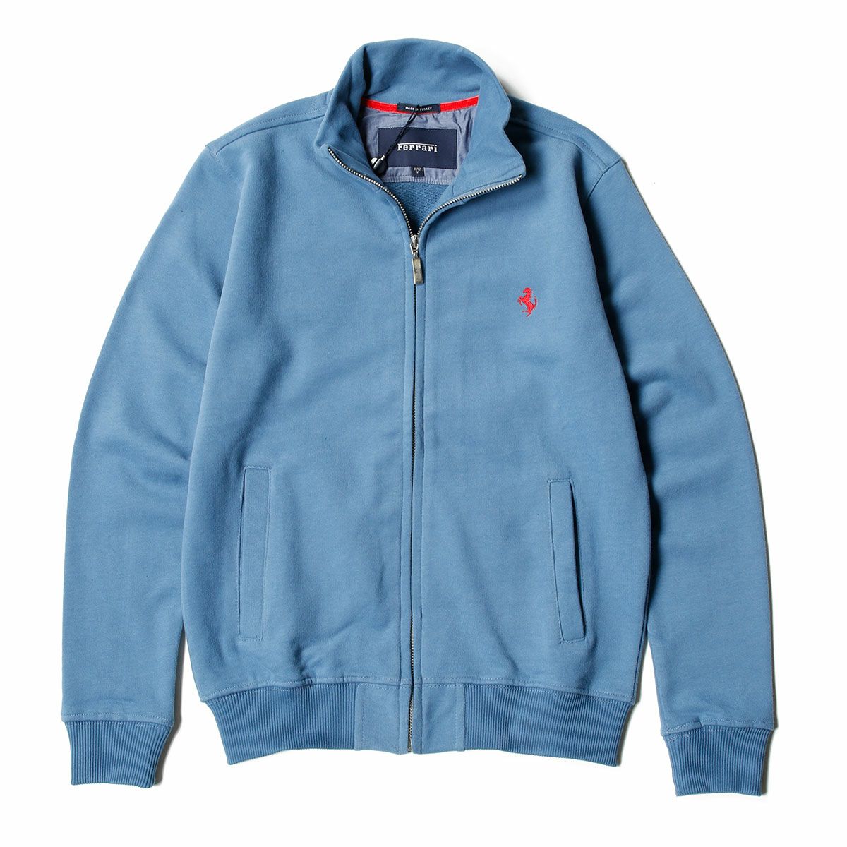 Ferrari｜フェラーリ ロングスリーブ スウェットシャツ キッズ ジャケット｜スウェット｜ブルー