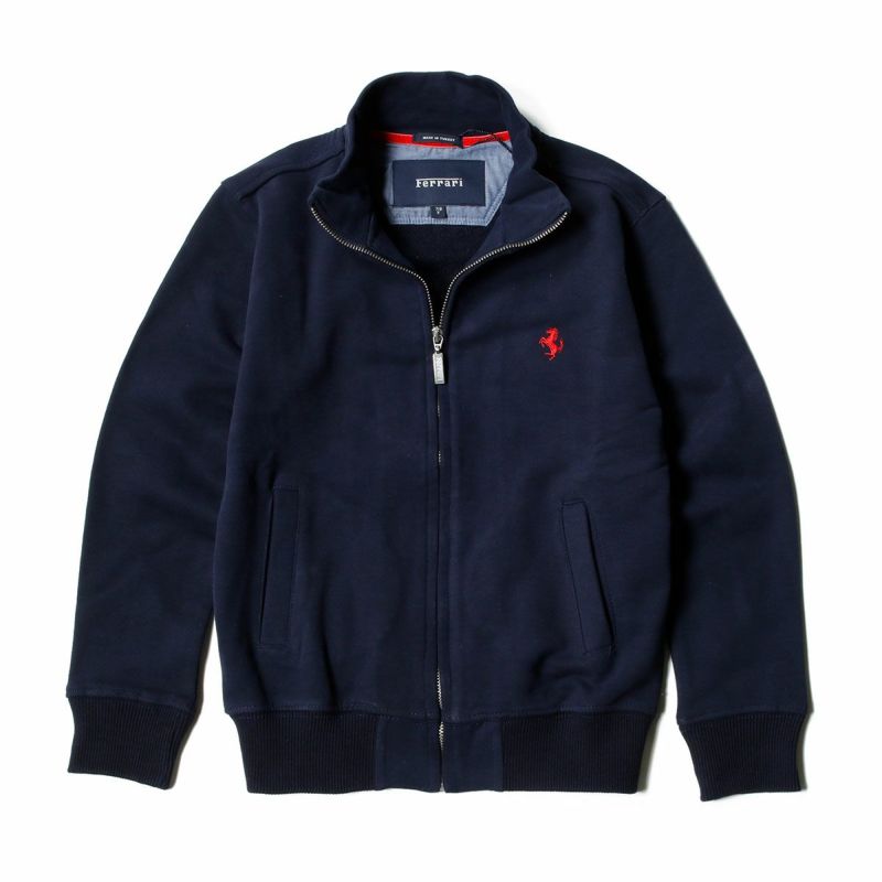Ferrari｜フェラーリ ロングスリーブ スウェットシャツ キッズ ジャケット｜スウェット｜ネイビー