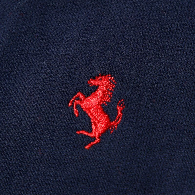 Ferrari｜フェラーリ ロングスリーブ スウェットシャツ キッズ ジャケット｜スウェット｜ネイビー