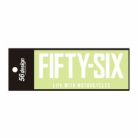 56design｜フィフティシックス ステッカー（130）｜ステッカー｜ホワイト