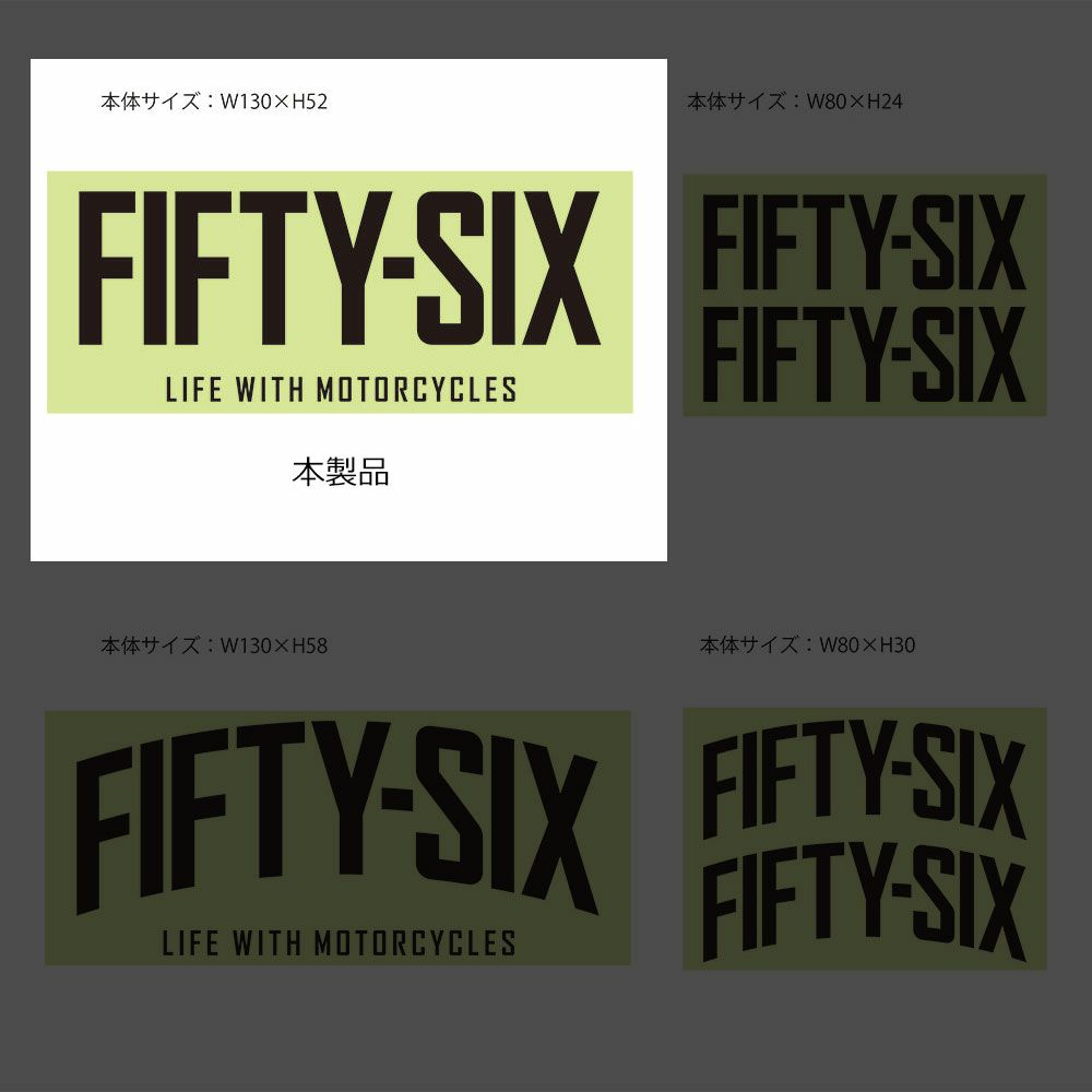56design｜フィフティシックス ステッカー（130）｜ステッカー
