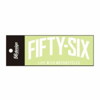 56design｜フィフティシックス アーチ ステッカー（130）｜ステッカー｜ホワイト