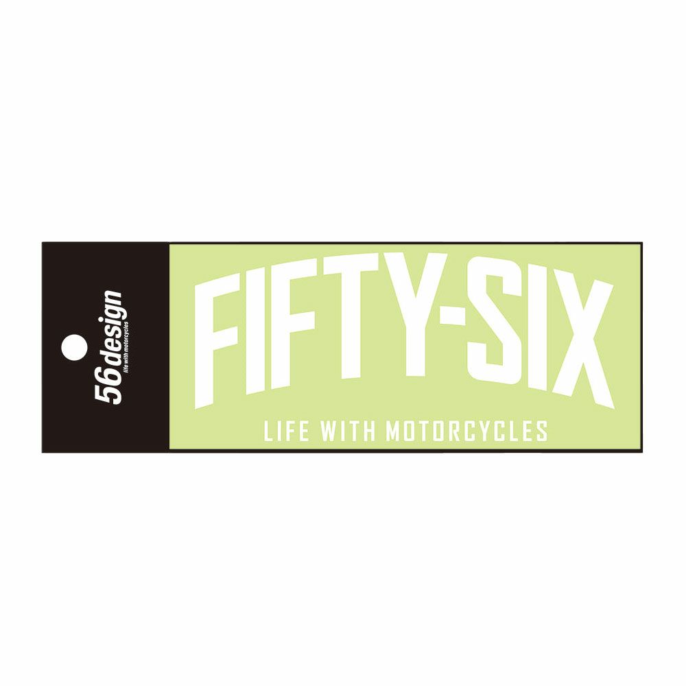 56design｜フィフティシックス アーチ ステッカー（130）｜ステッカー｜ホワイト