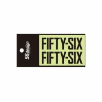 56design｜フィフティシックス ステッカー（80）｜ステッカー｜ブラック