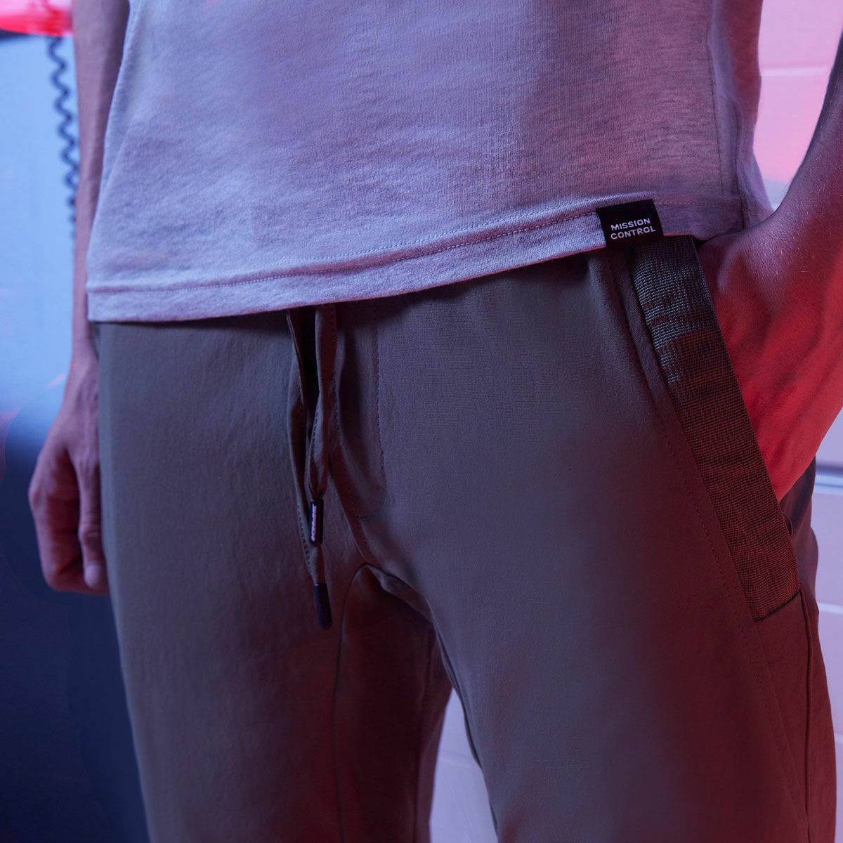 SPIDI｜モト ジョガー｜その他パンツ｜ミリタリーグリーン｜モデル着用