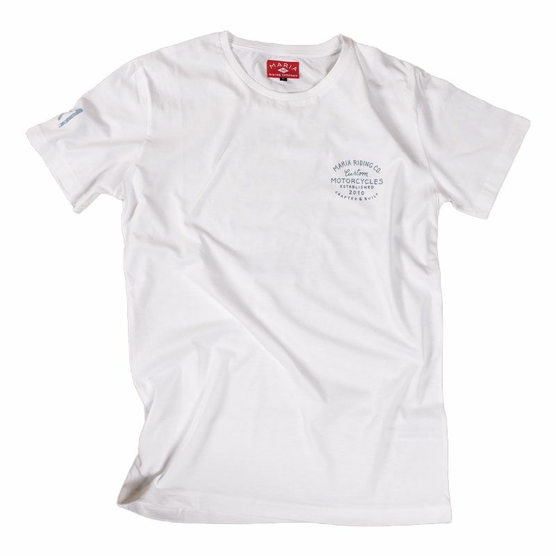 Maria Riding Company｜ハンドクラフト Tシャツ｜ホワイト