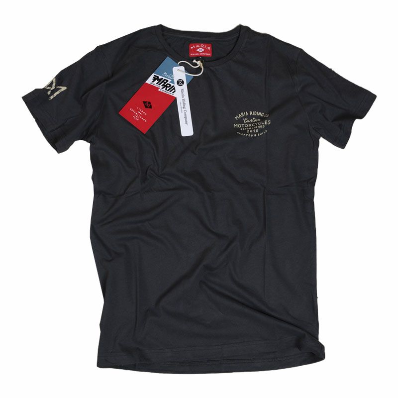 Maria Riding Company｜ハンドクラフト Tシャツ｜ダークグレー