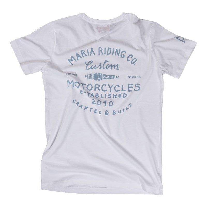 Maria Riding Company｜ハンドクラフト Tシャツ｜ホワイト
