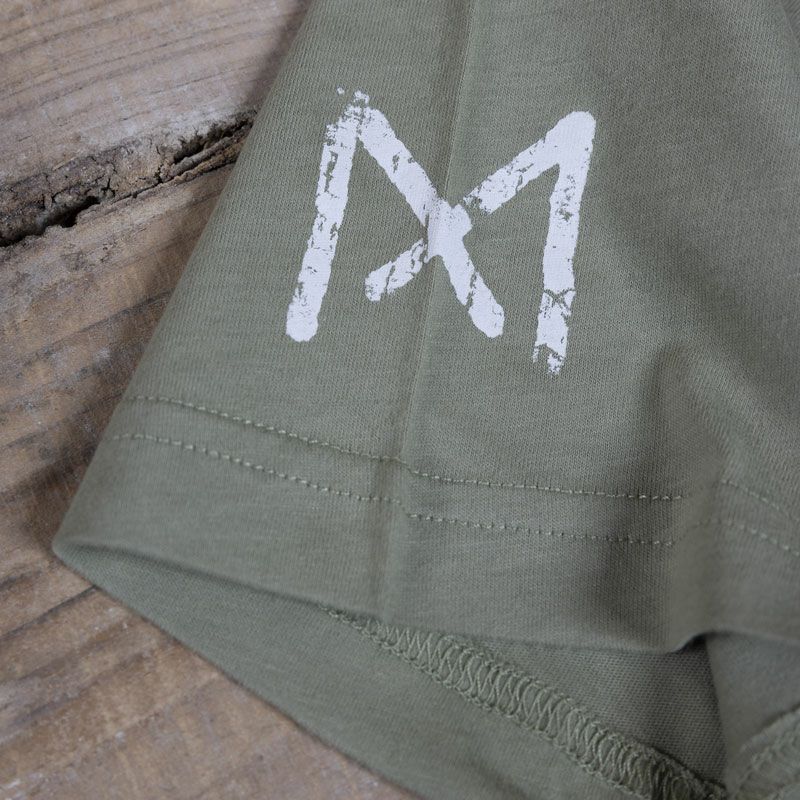 Maria Riding Company｜ハンドクラフト Tシャツ｜オリーブ