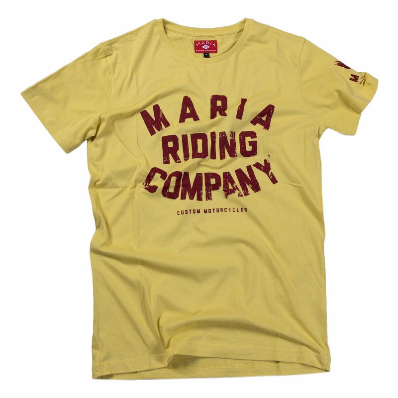 Maria Riding Company｜ハリウッド Tシャツ｜イエロー