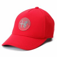 Alfaromeo｜アルファロメオ DNA ロゴ キャップ｜帽子｜レッド