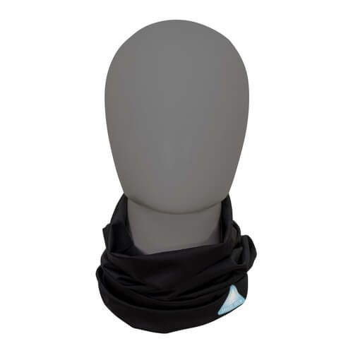 FREEZE TECH｜氷撃 冷感 ロングネックゲーター｜ネックカバー｜ブラック｜着用