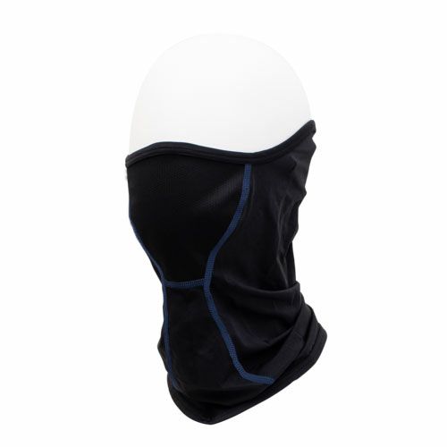 FREEZE TECH｜氷撃 冷感 フェイスカバー イヤーループ付き｜ネックカバー｜ブラック｜着用