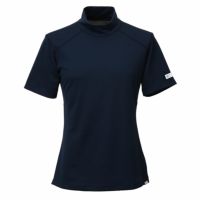 FREEZE TECH｜氷撃 レギュラーフィット 冷感シャツ 半袖モックネック Performance Line LIDEF｜アンダーウェア｜ネイビー