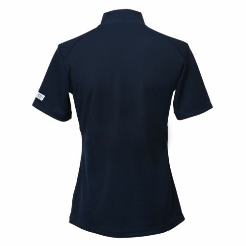 FREEZE TECH｜氷撃 レギュラーフィット 冷感シャツ 半袖モックネック Performance Line LIDEF｜アンダーウェア｜ネイビー