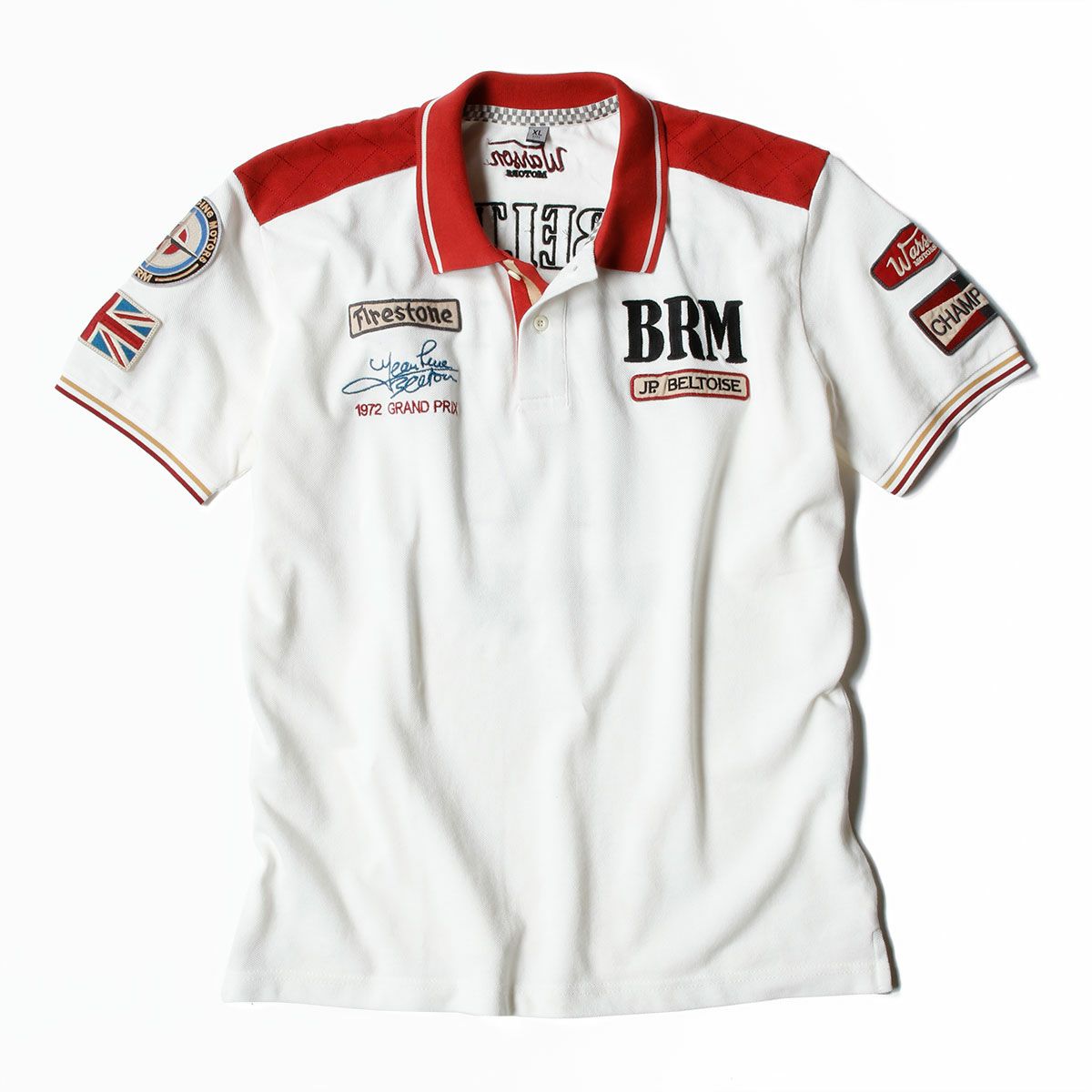 Warson Motors｜ベルトワーズ ポロ｜ポロシャツ｜ホワイト