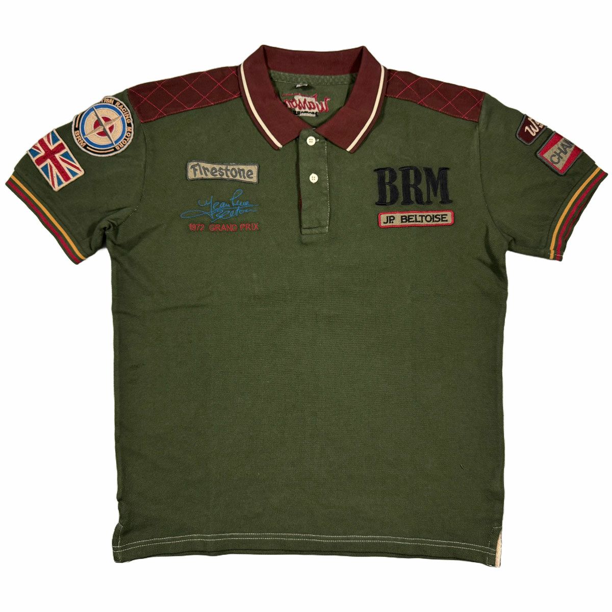 Warson Motors｜ベルトワーズ ポロ｜ポロシャツ｜ミリタリーグリーン