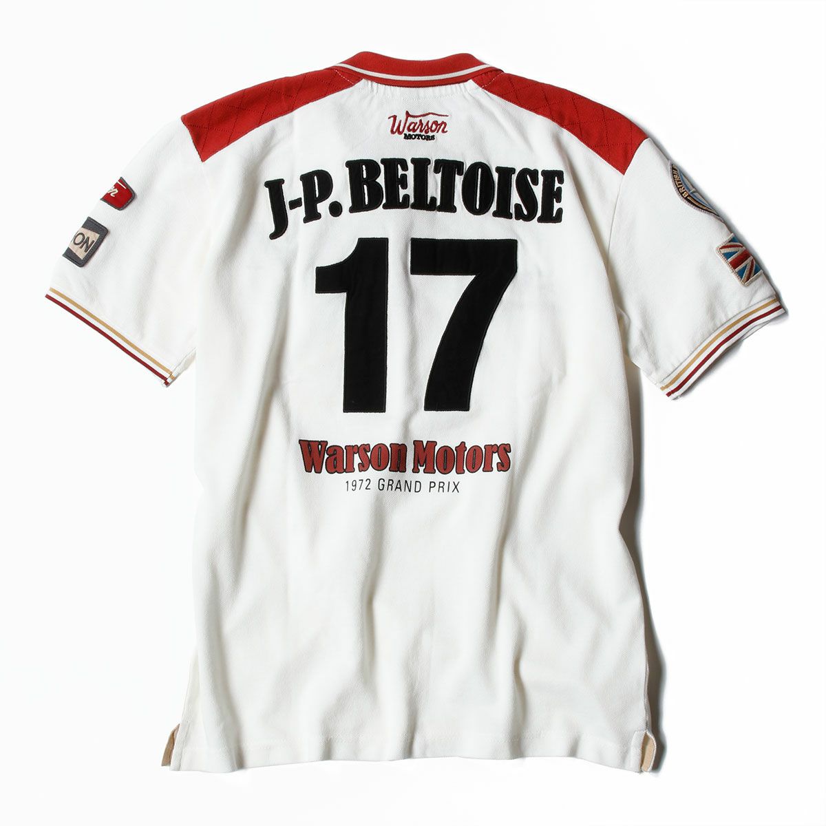 Warson Motors｜ベルトワーズ ポロ｜ポロシャツ｜ホワイト