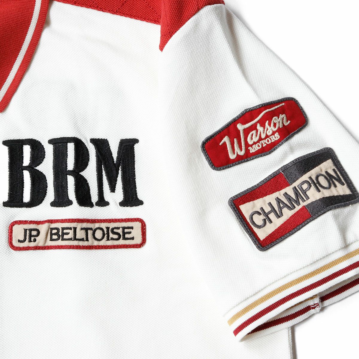 Warson Motors｜ベルトワーズ ポロ｜ポロシャツ｜ホワイト