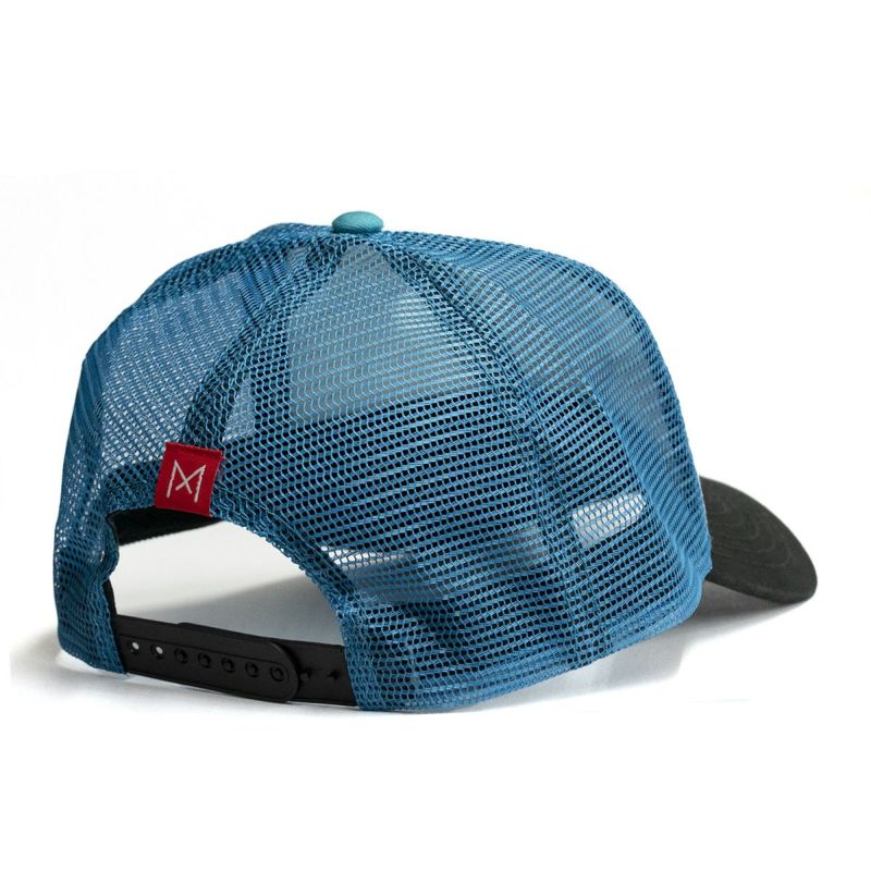 WACKOMARIA トラッカーキャップ 青白　メッシュキャップ WACKOMARIA トラッカーキャップ 青白 メッシュキャップ
