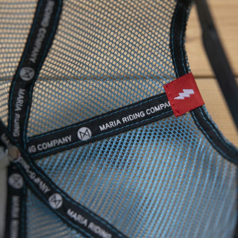 Maria Riding Company｜ブルー トラッカー キャップ｜帽子｜ブルー