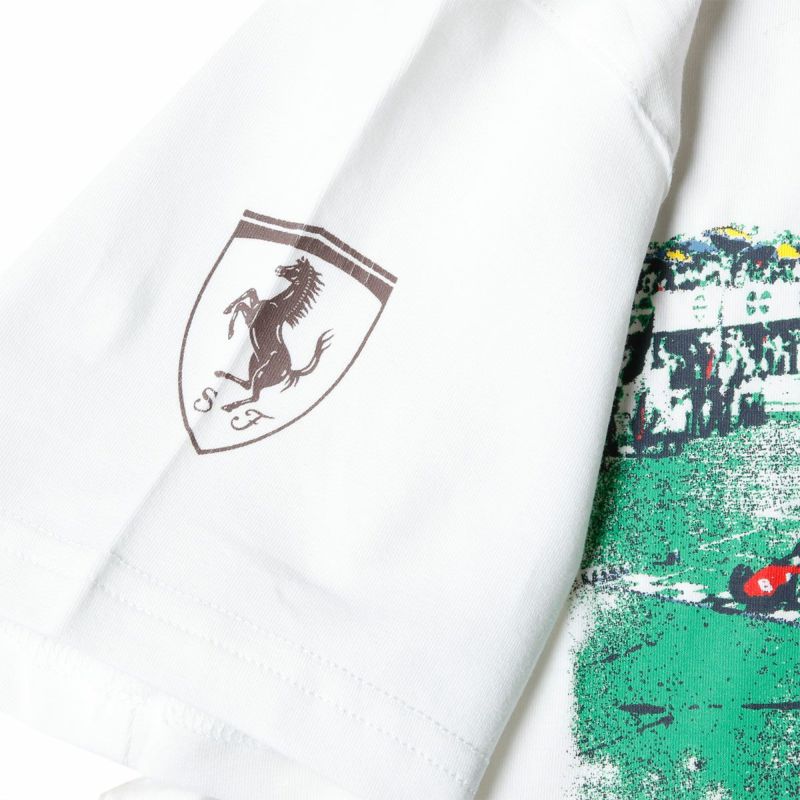 Ferrari｜フェラーリ ウィメンズ ベーシック Prm Tシャツ｜ホワイト