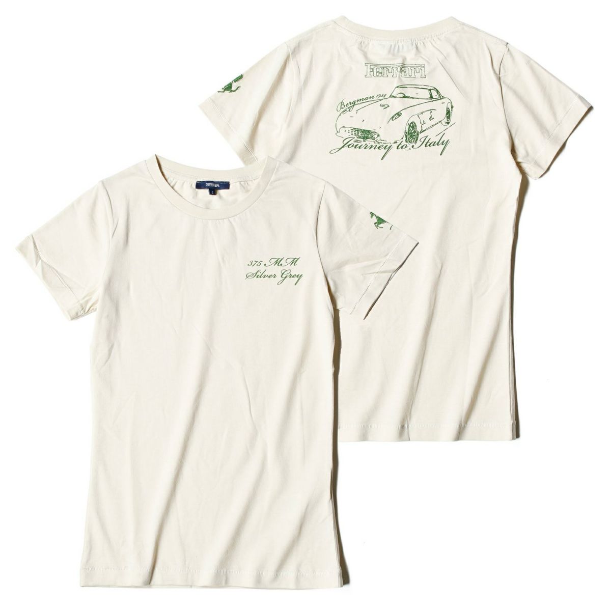 Ferrari｜フェラーリ ウィメンズ 375MM プリント ホース Tシャツ｜