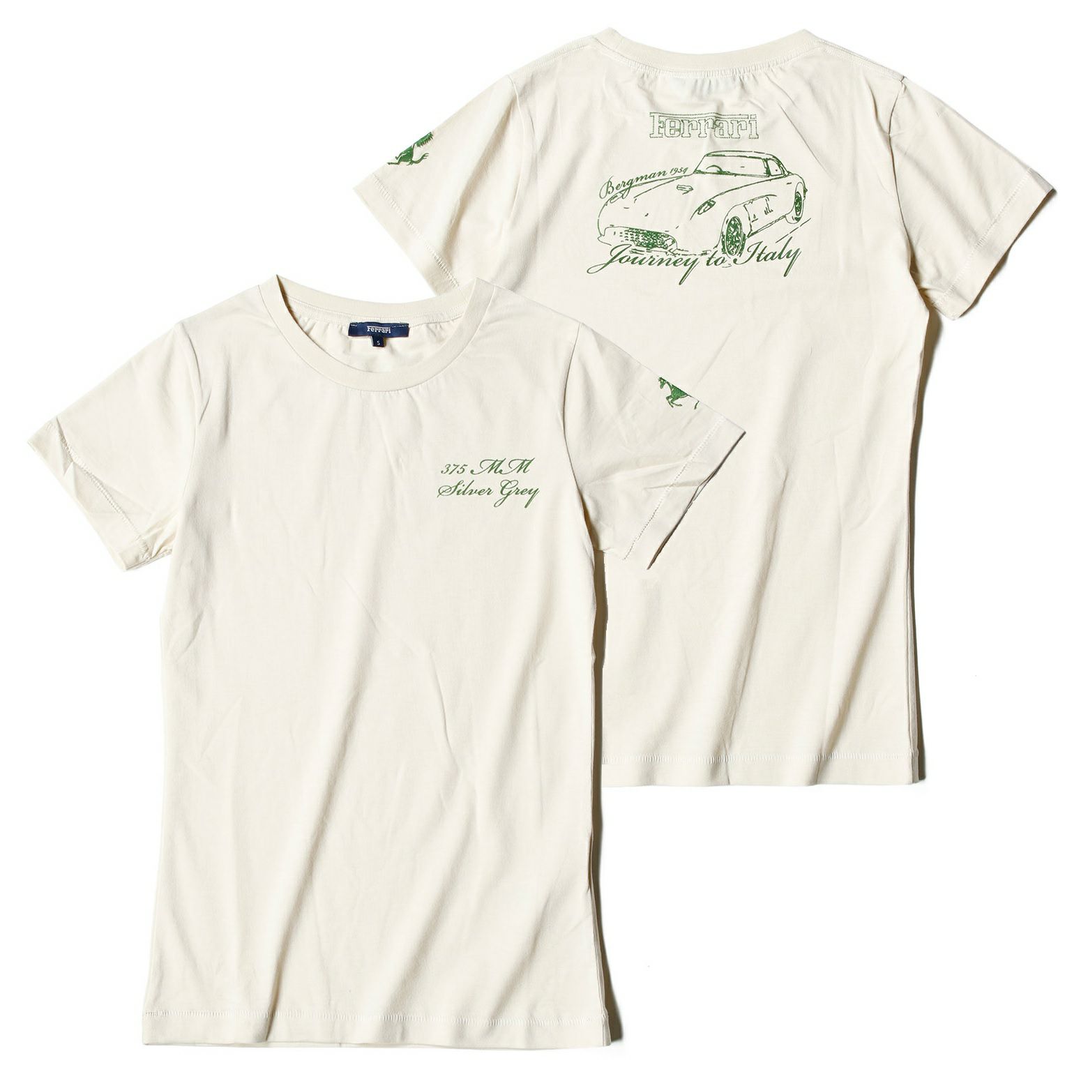 Ferrari｜フェラーリ ウィメンズ 375MM プリント ホース Tシャツ｜