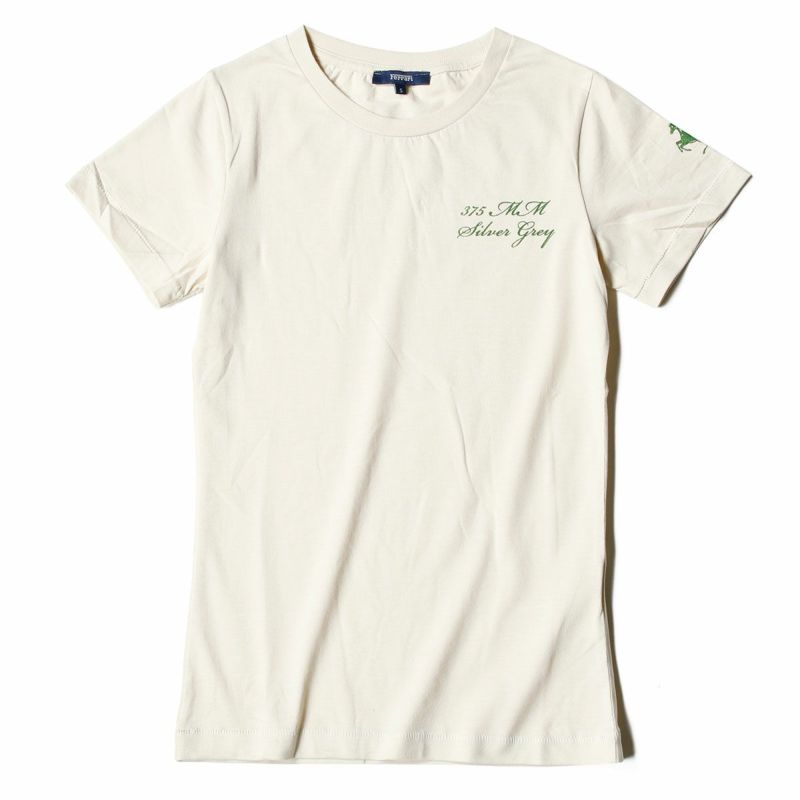Ferrari｜フェラーリ ウィメンズ 375MM プリント ホース Tシャツ｜ホワイト