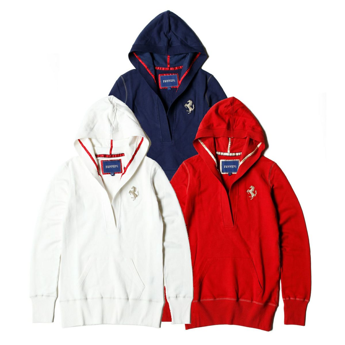 Ferrari｜フェラーリ ウィメンズ プリント ホース フード セーター｜フーディ