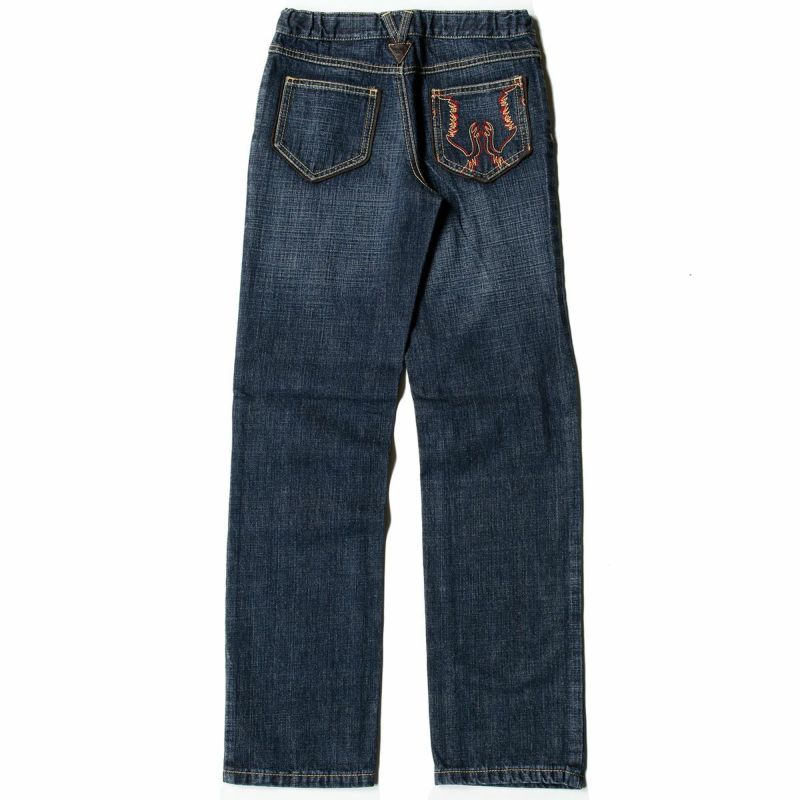 Ferrari｜フェラーリ キッズ プリント ホース デニムパンツ｜インディゴ