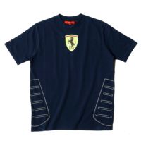 Ferrari｜フェラーリ キッズ セントラル スクデット Tシャツ｜ネイビー