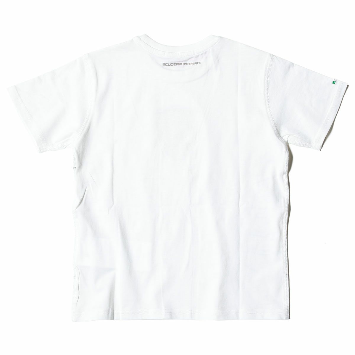 Ferrari｜フェラーリ キッズ セントラル スクデット Tシャツ｜ホワイト