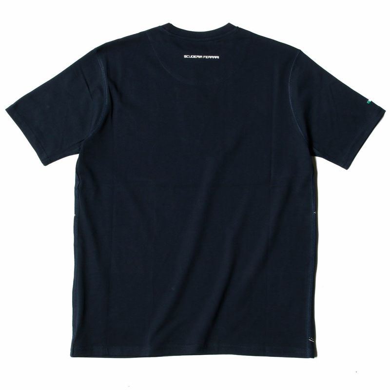 Ferrari｜フェラーリ キッズ セントラル スクデット Tシャツ｜ダークネイビー